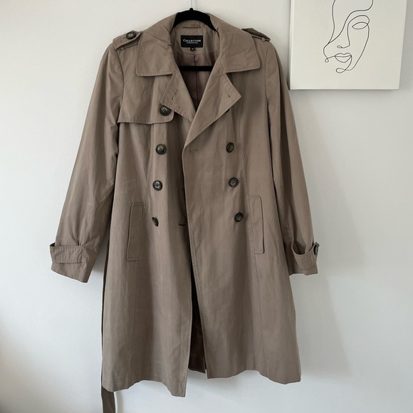 Jackets & Blazers - Classic Woman’s Trench Coat/Single Breasted/ Grey Trench/Oversized Trench Coat